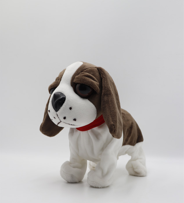 Plush crawling dog -Size : 275*180*89mm